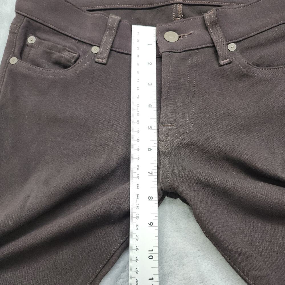 7 For All Mankind 7FAM Jeans Womens 26 Dark Brown Gwenevere Ankle Skinny Stretch - Picture 9 of 12